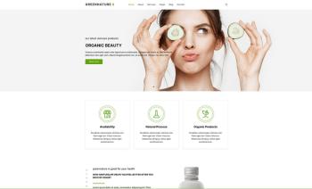 JL Green Nature - Health Organic Joomla Template